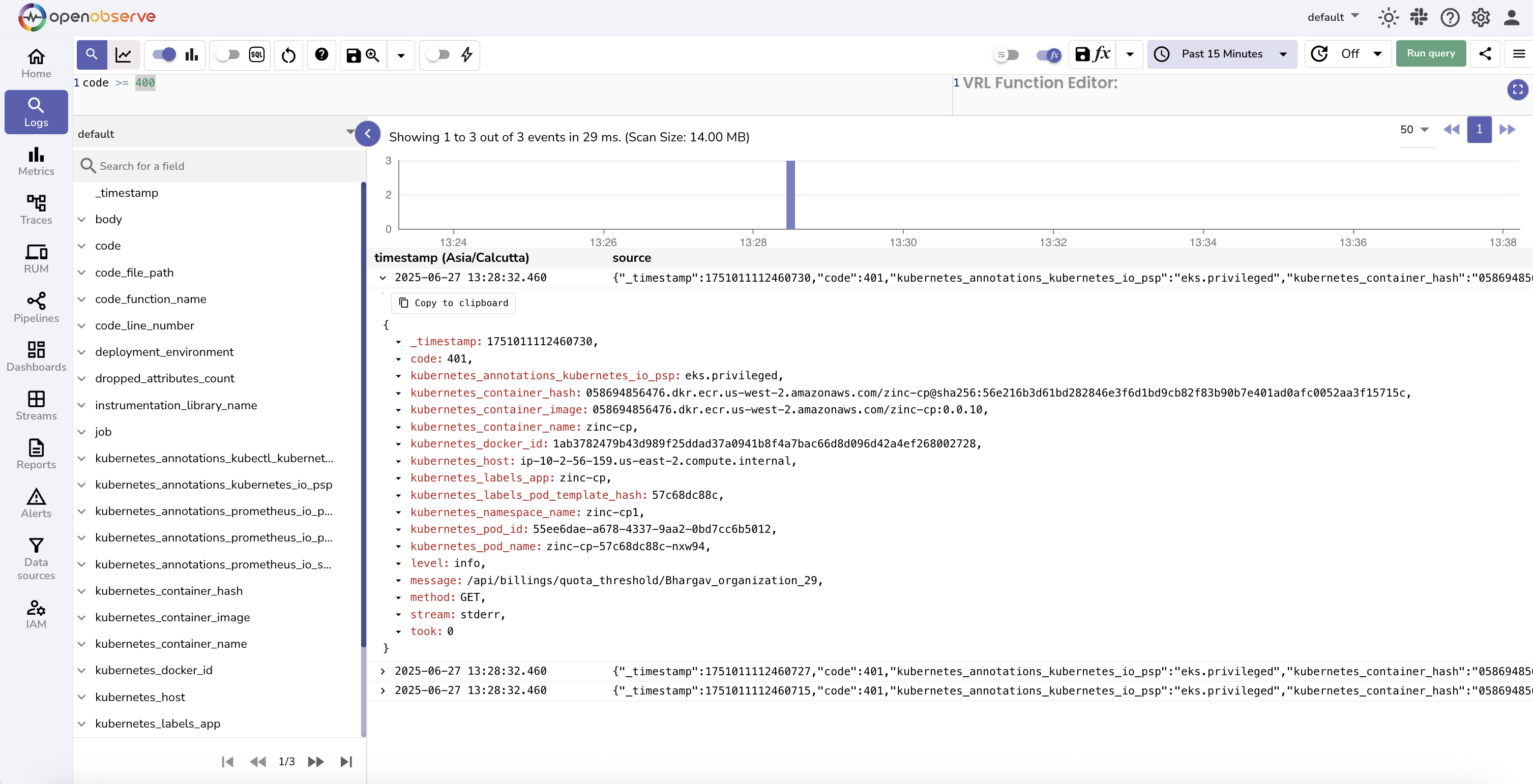 Greater than Equal to Numeric Match