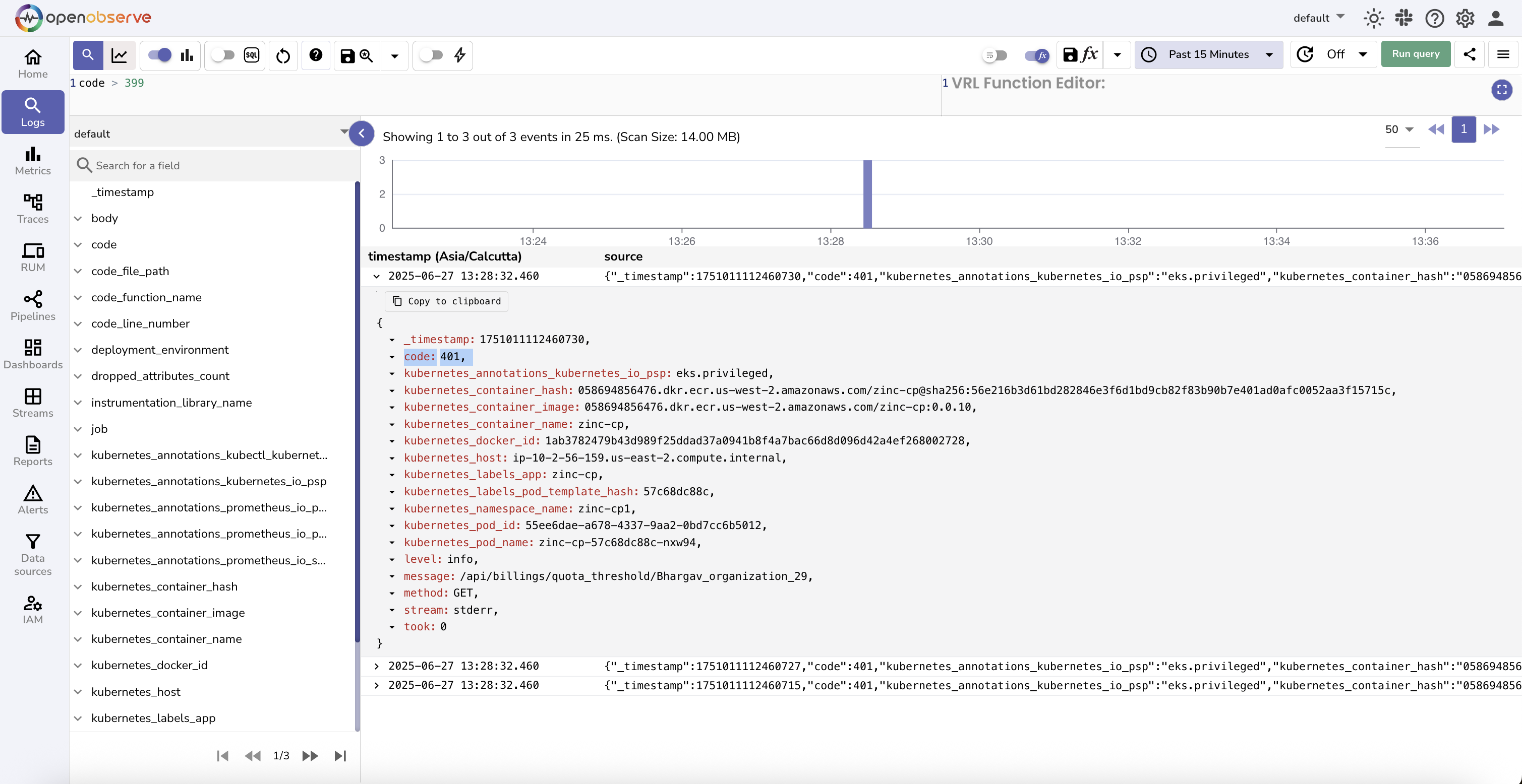 Greater than Numeric Match