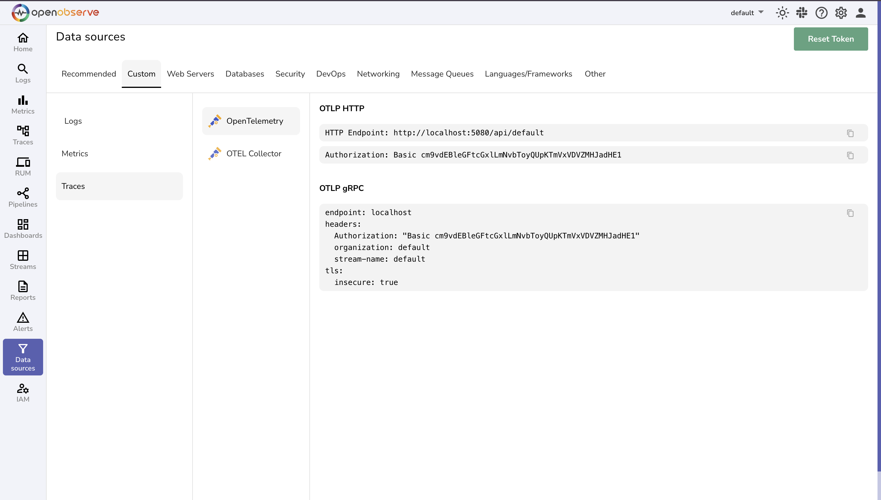 OpenTelemetry Native