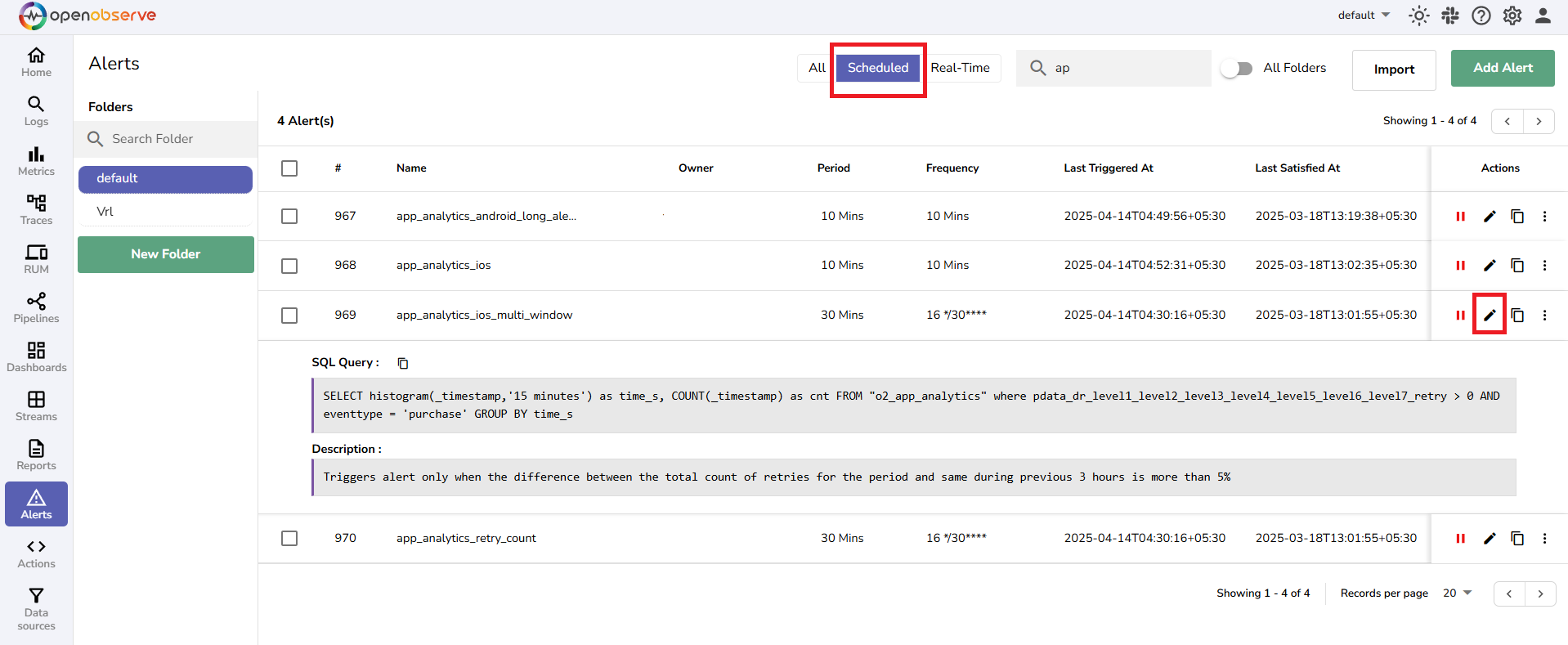 access multi-window in existing alerts