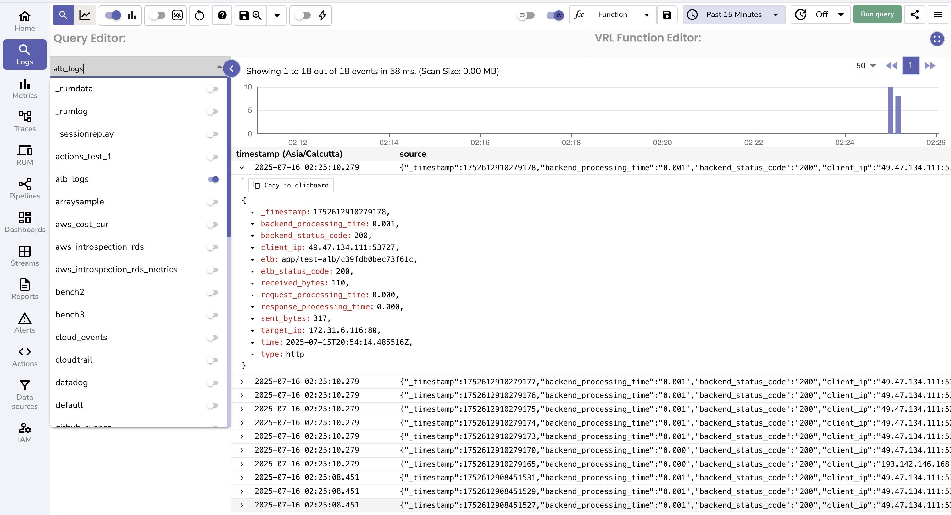 Verify in Openobserve