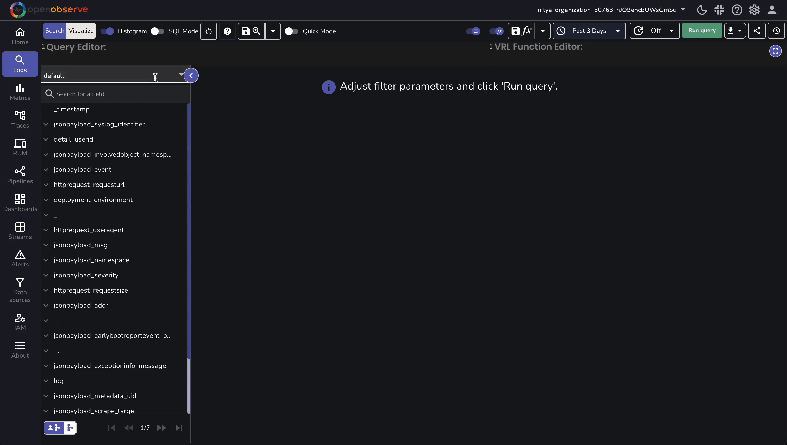 Verify the Cloudflare and OpenObserve integration